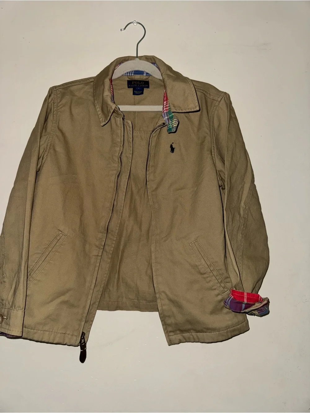 ‼️SALE‼️ Polo by Ralph Lauren Khaki Cotton Lightweight Jacket